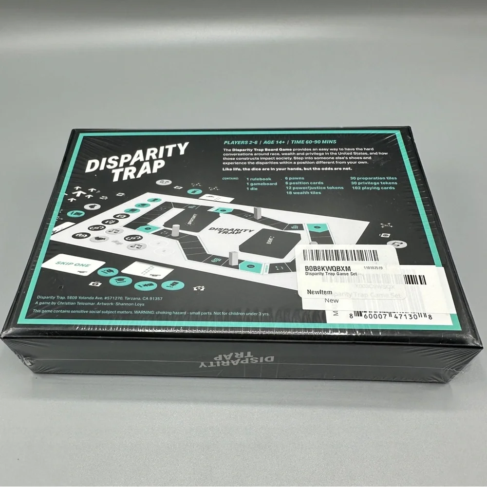 Disparity Trap board Game ~ The Unfair Game Of Life ~ New Sealed Box!